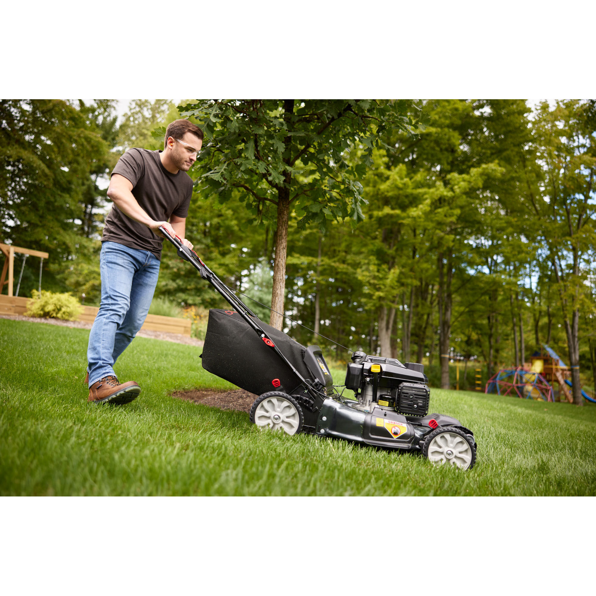 Troy bilt 21 cheap high wheel push mower