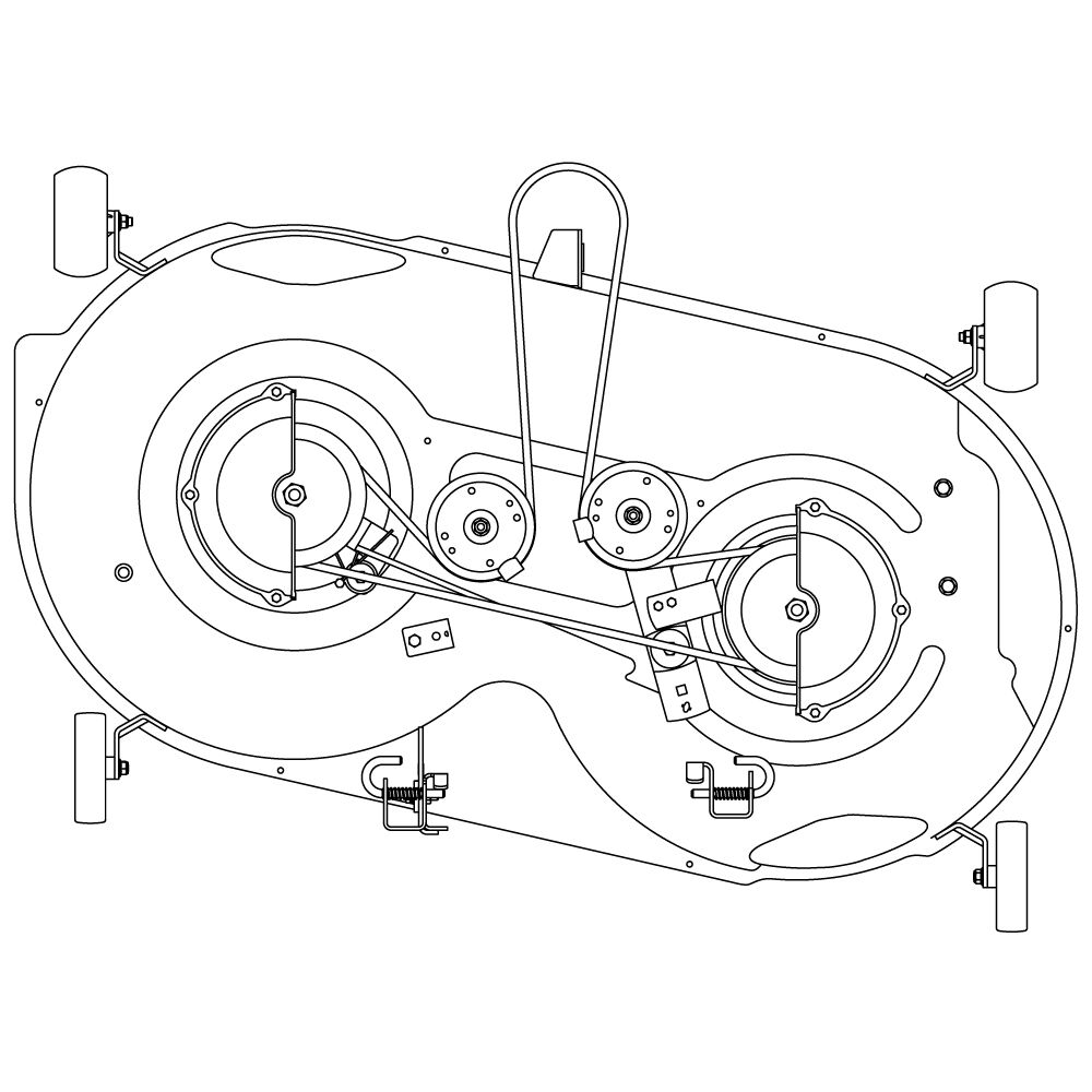 Troy bilt riding mower 42 inch deck outlet belt